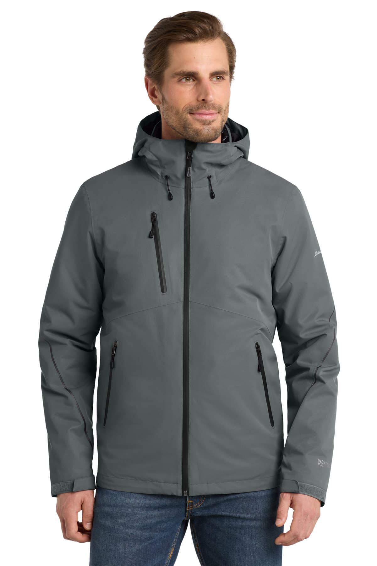 Eddie Bauer EB556 in Metal Grey β custom apparel by Jam 4 Apparel