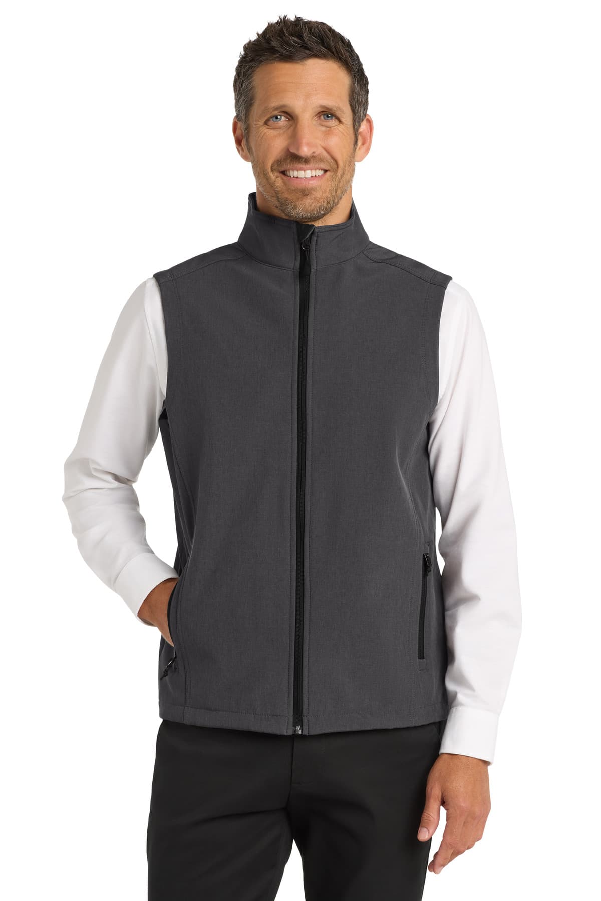 Port Authority J325 in Black Charcoal Heather β custom apparel by Jam 4 Apparel