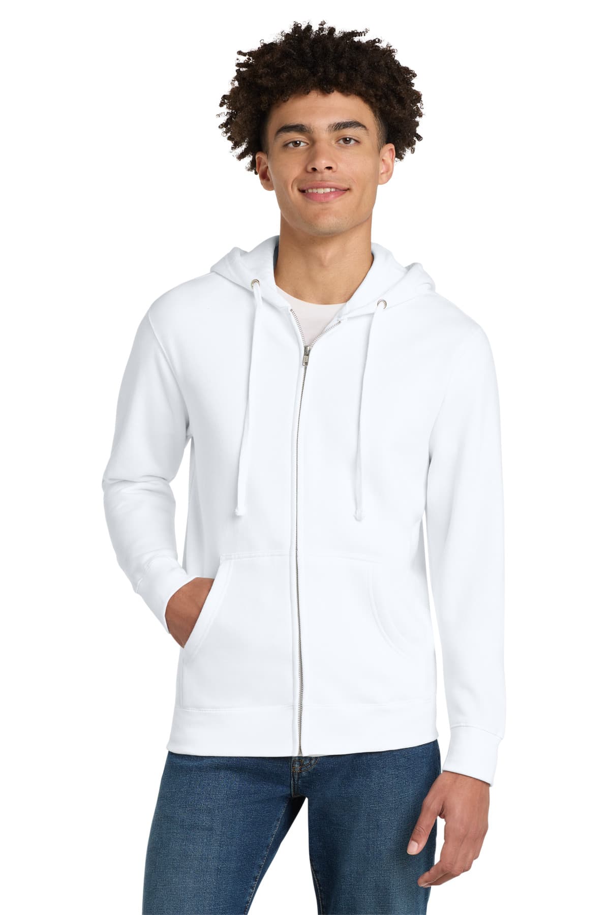 District DT6102 in White β custom apparel by Jam 4 Apparel
