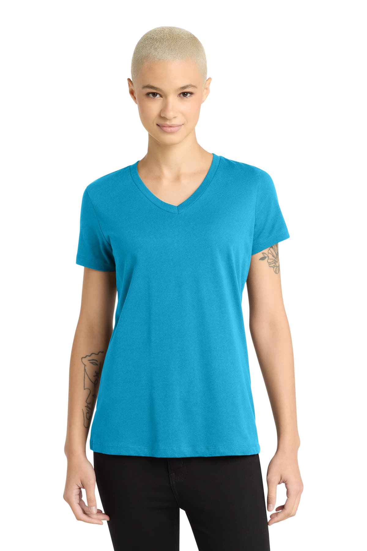District DM1170L in Bright Turquoise β custom apparel by Jam 4 Apparel