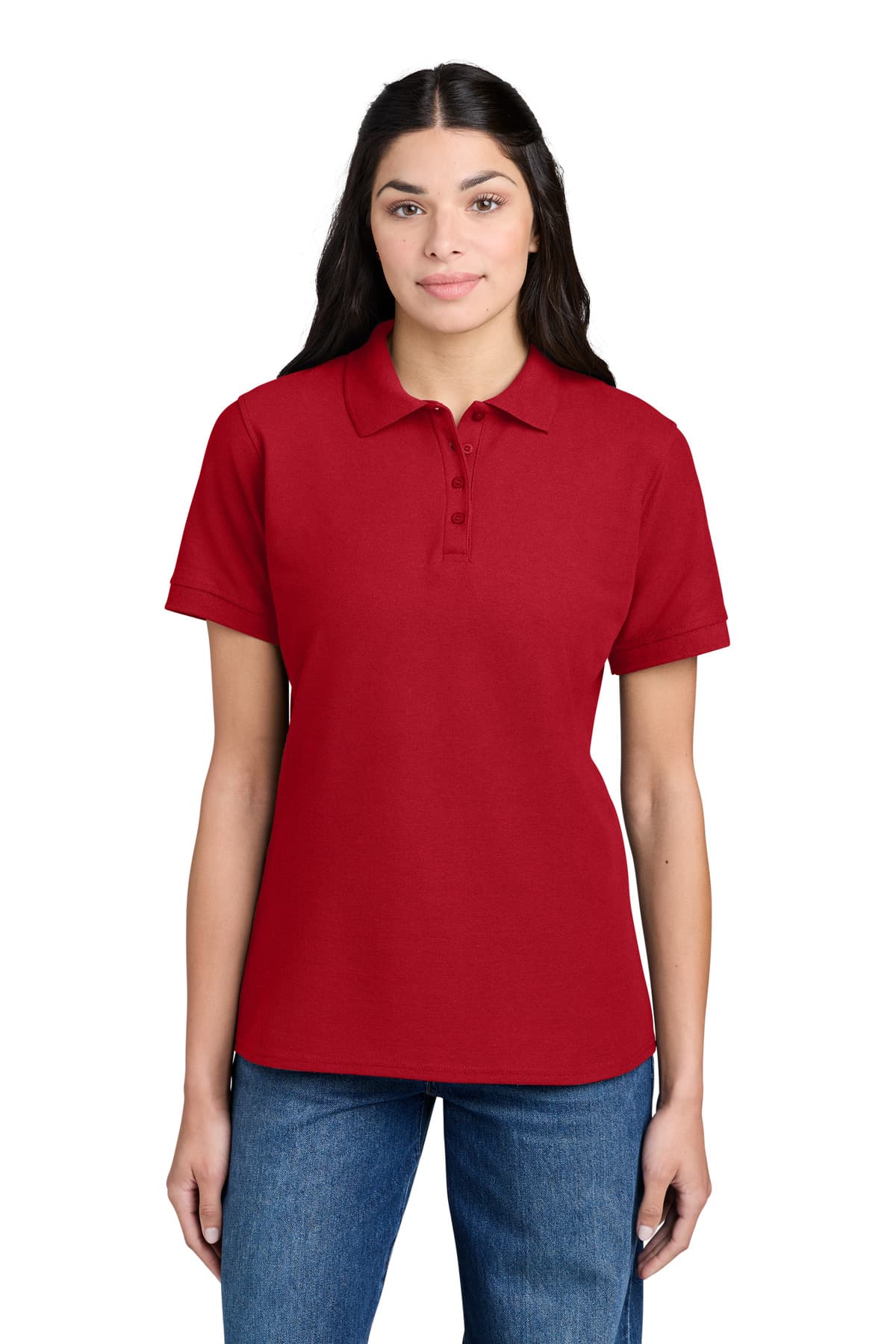 Port & Co LKP155 in Red β custom apparel by Jam 4 Apparel
