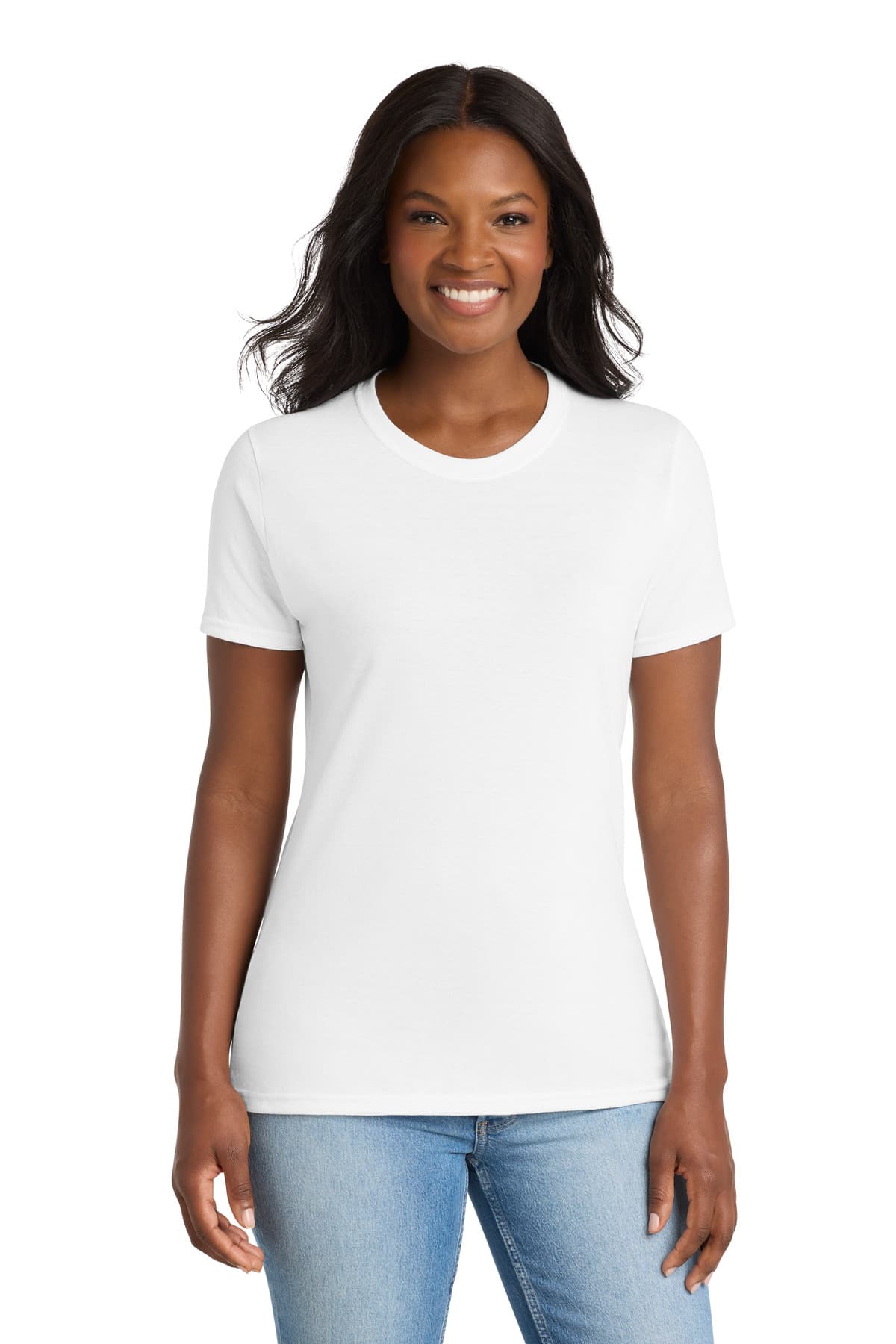 Port & Co LPC55 in White β custom apparel by Jam 4 Apparel
