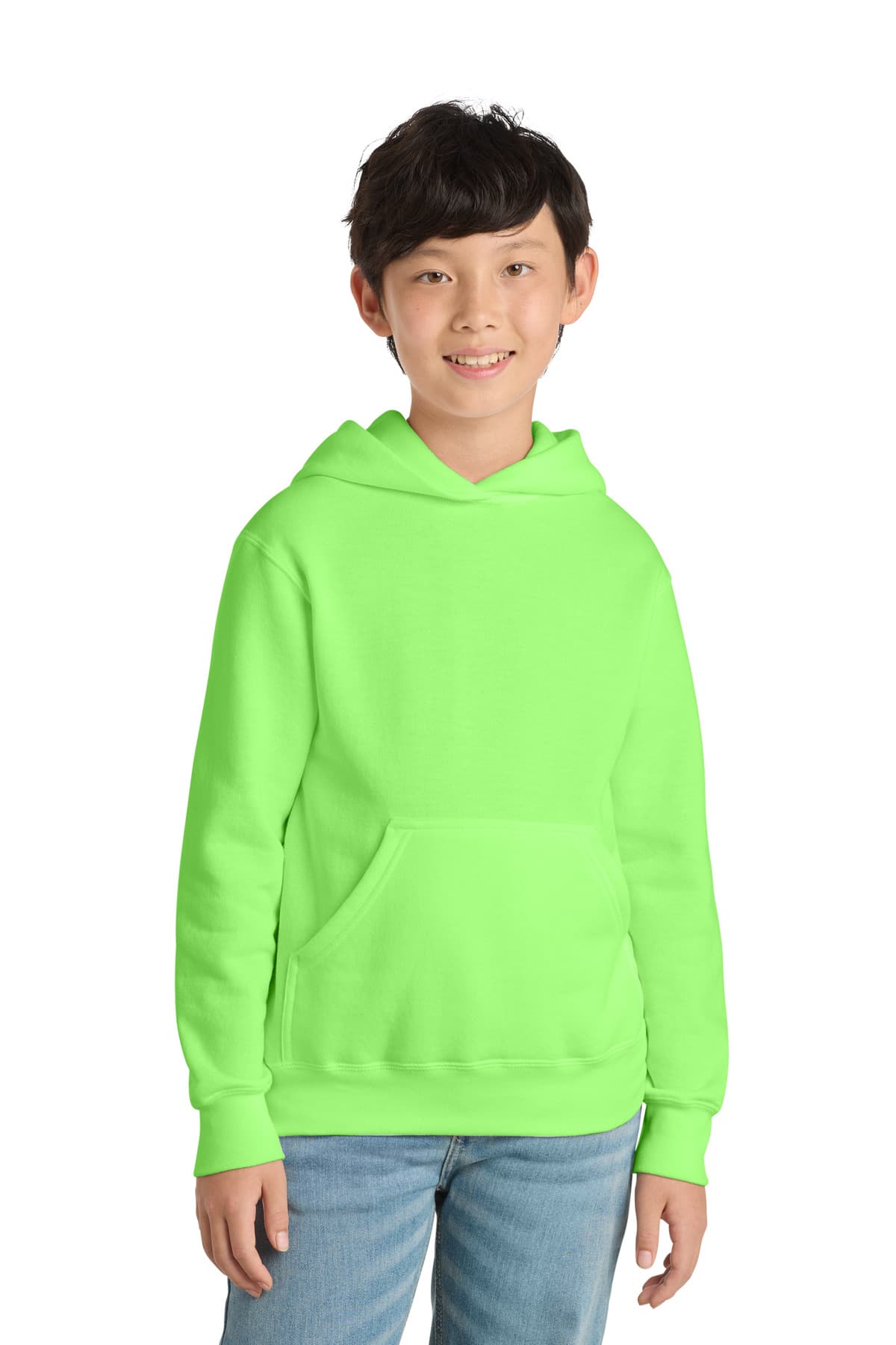 Port & Co PC90YH in Neon Green β custom apparel by Jam 4 Apparel