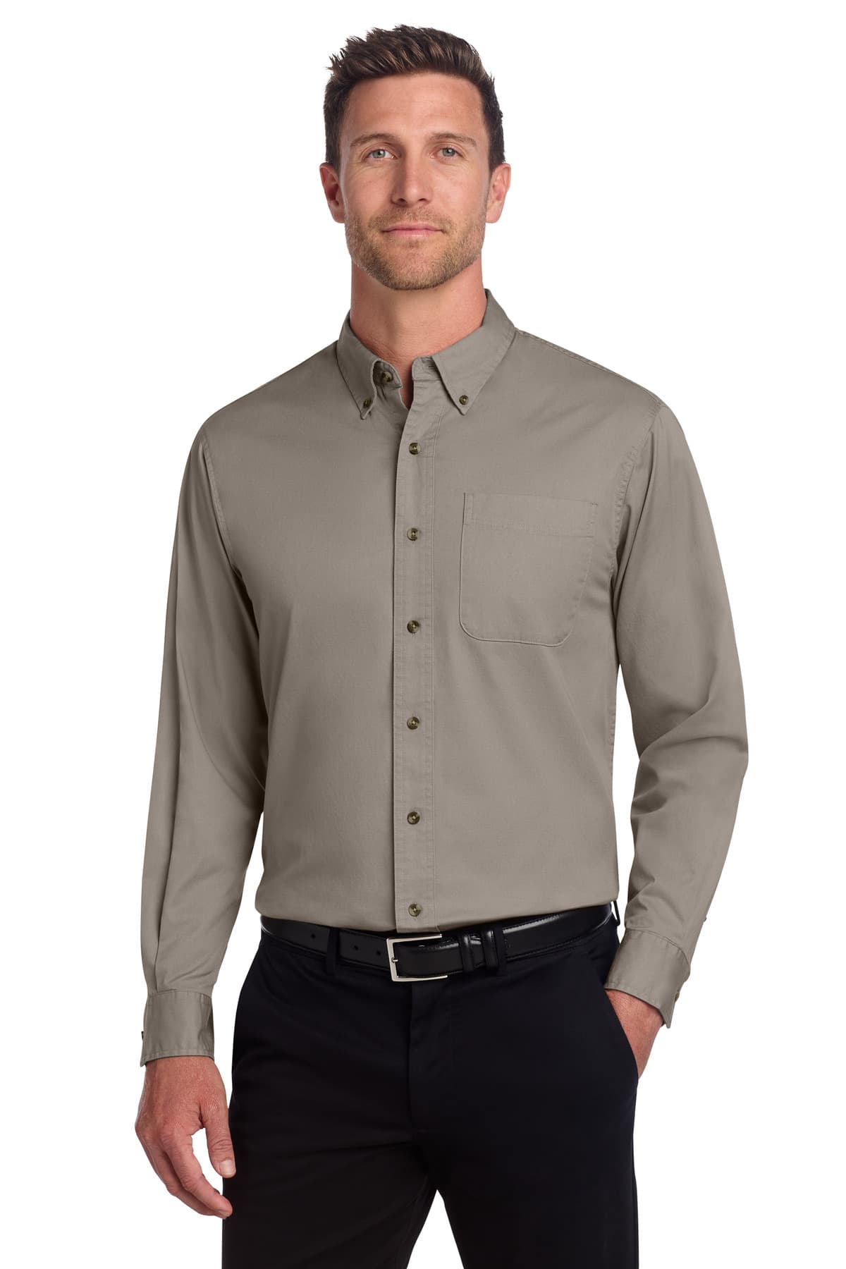 Port Authority S600T in Khaki β custom apparel by Jam 4 Apparel