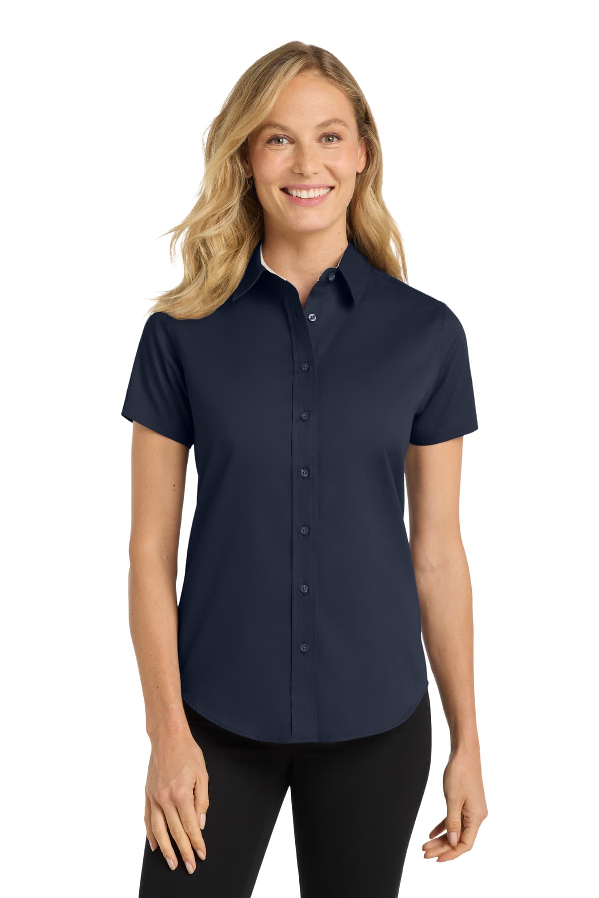 Port Authority L508 in Navy/ Light Stone β custom apparel by Jam 4 Apparel