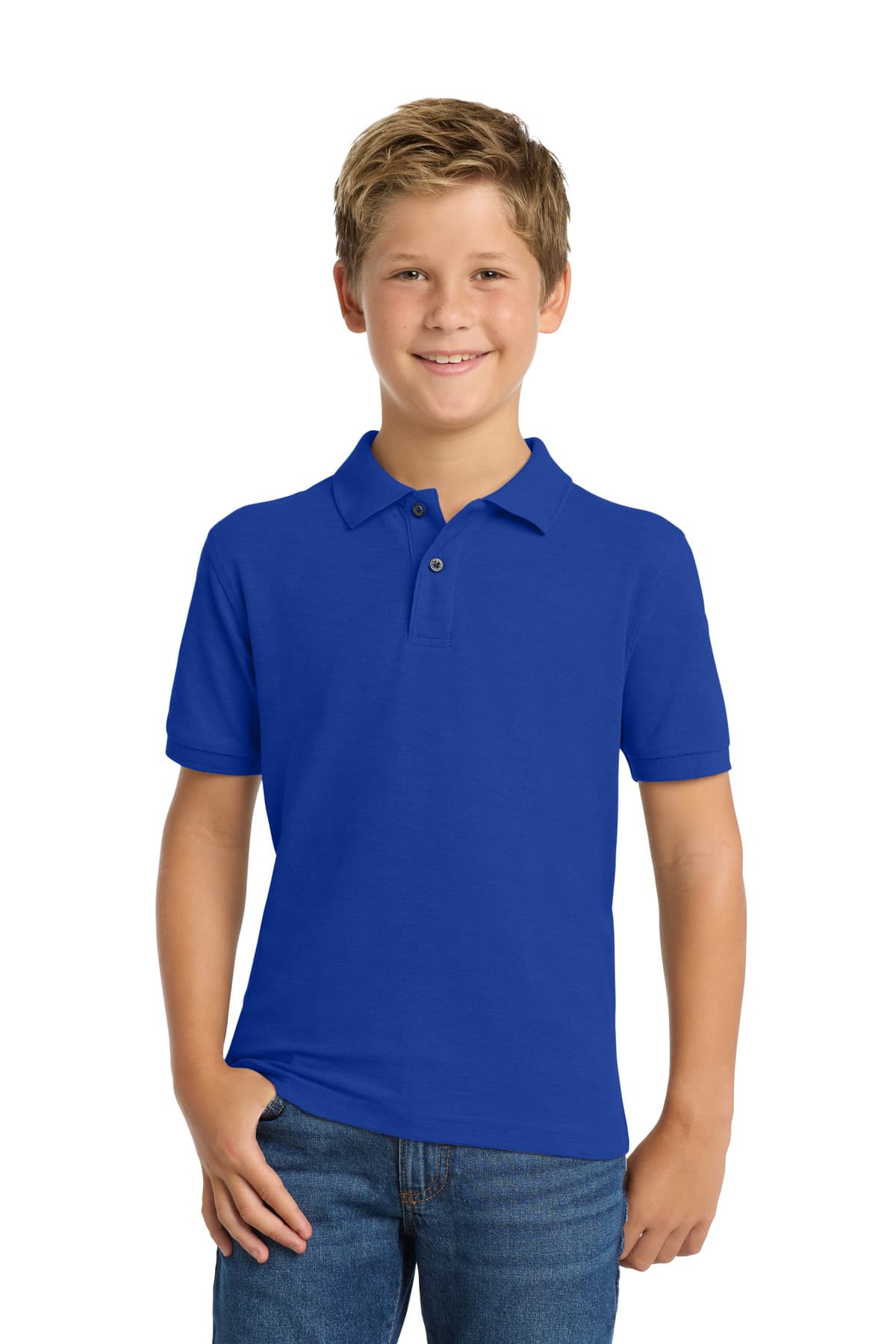 Port Authority Y500 in Royal β custom apparel by Jam 4 Apparel
