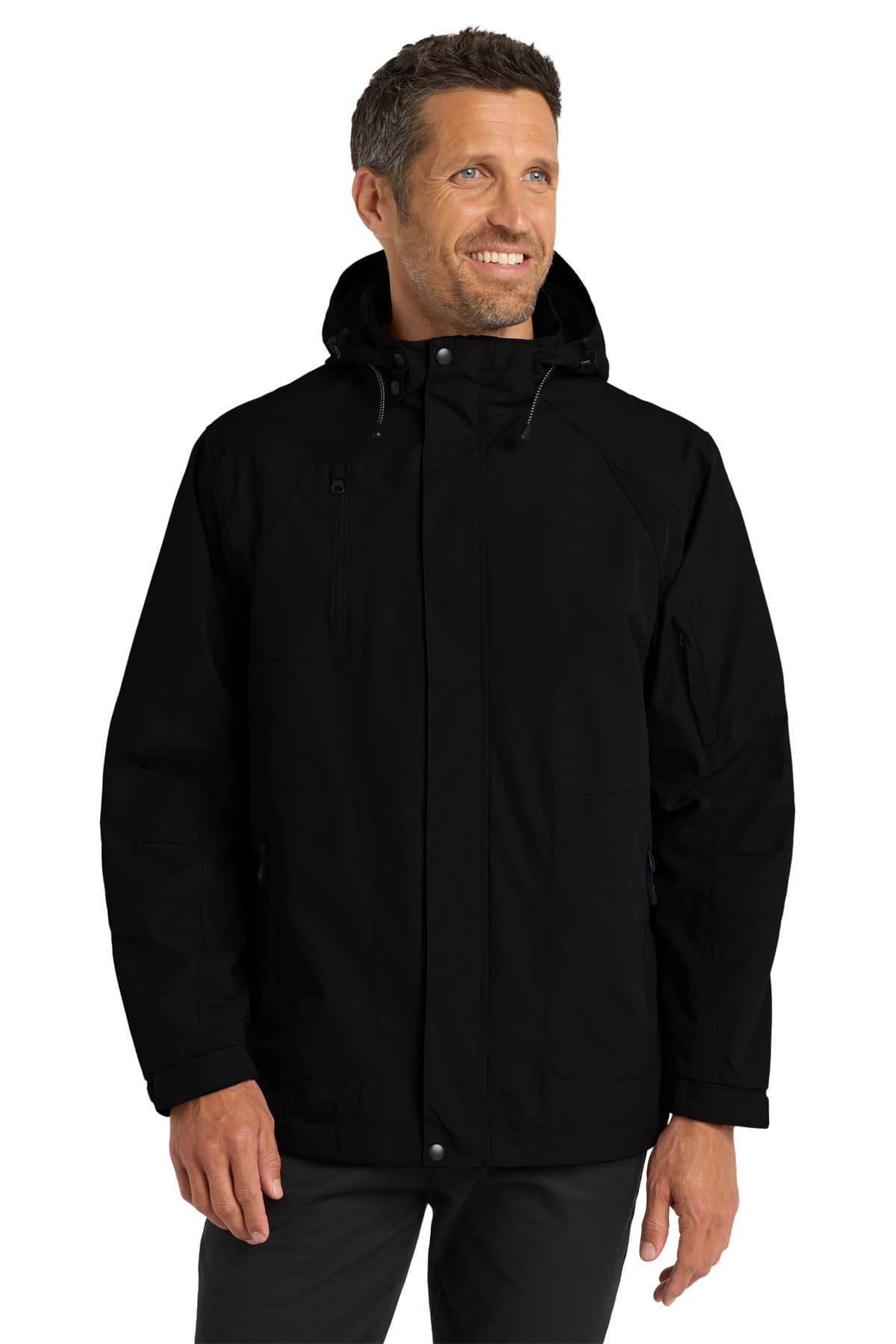 Port Authority J304 in Black/ Black β custom apparel by Jam 4 Apparel