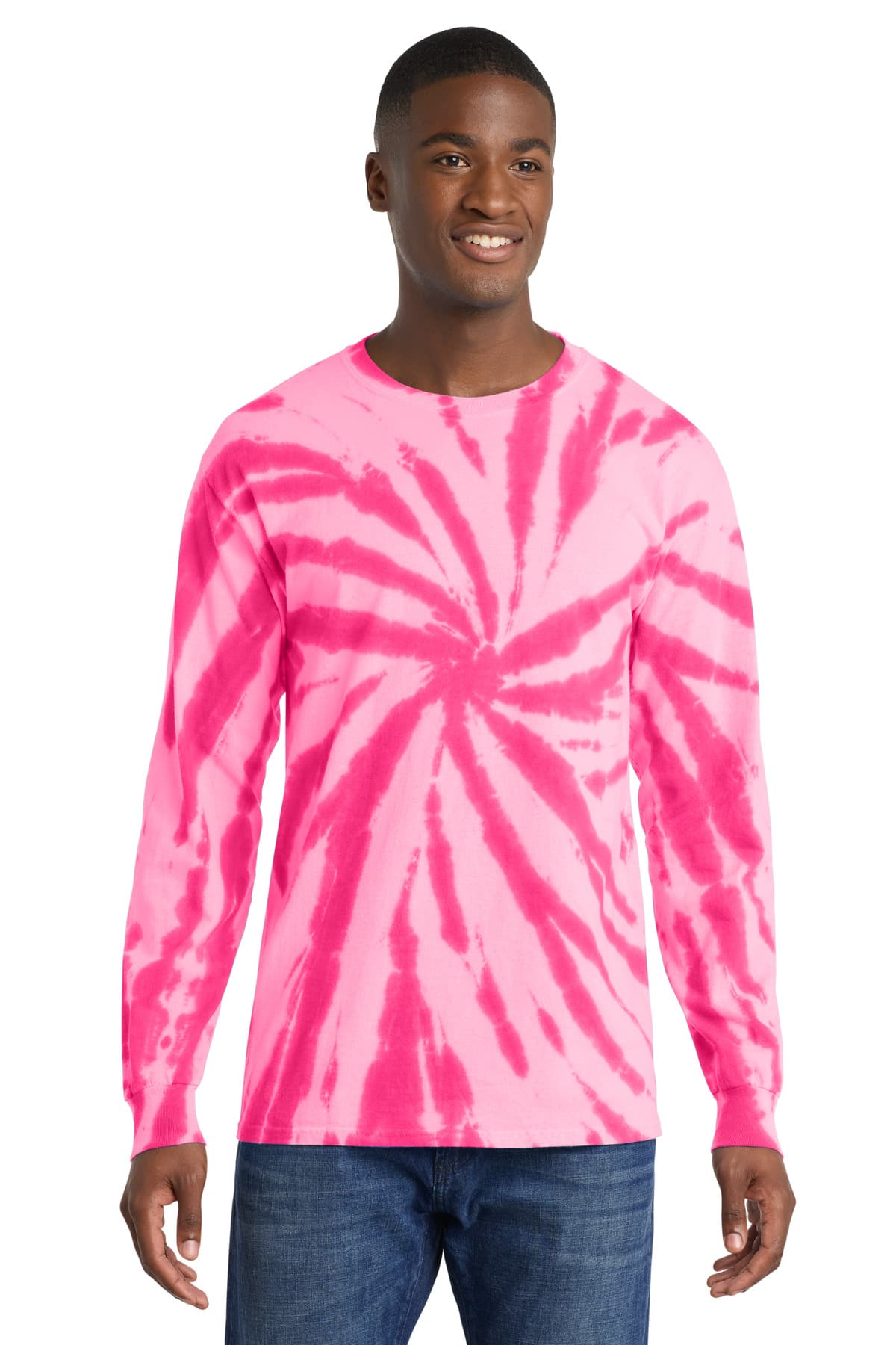 Port & Co PC147LS in Pink β custom apparel by Jam 4 Apparel