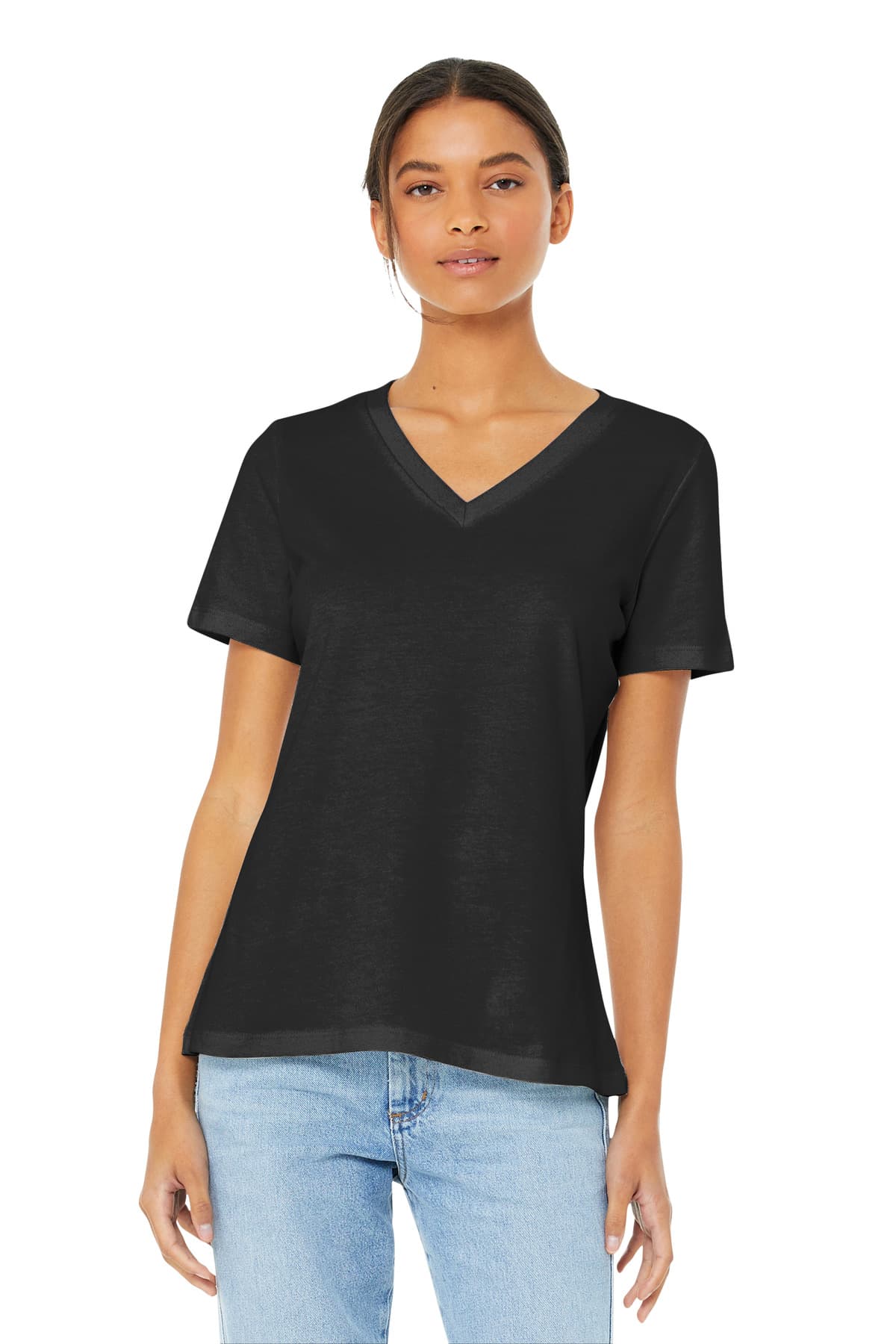 Bella + Canvas BC6405 in Black β custom apparel by Jam 4 Apparel