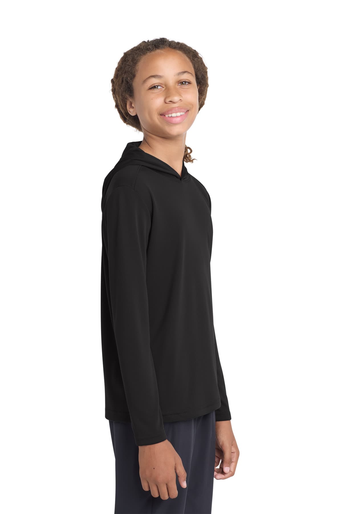 Sport-Tek YST358 in Black β custom apparel by Jam 4 Apparel