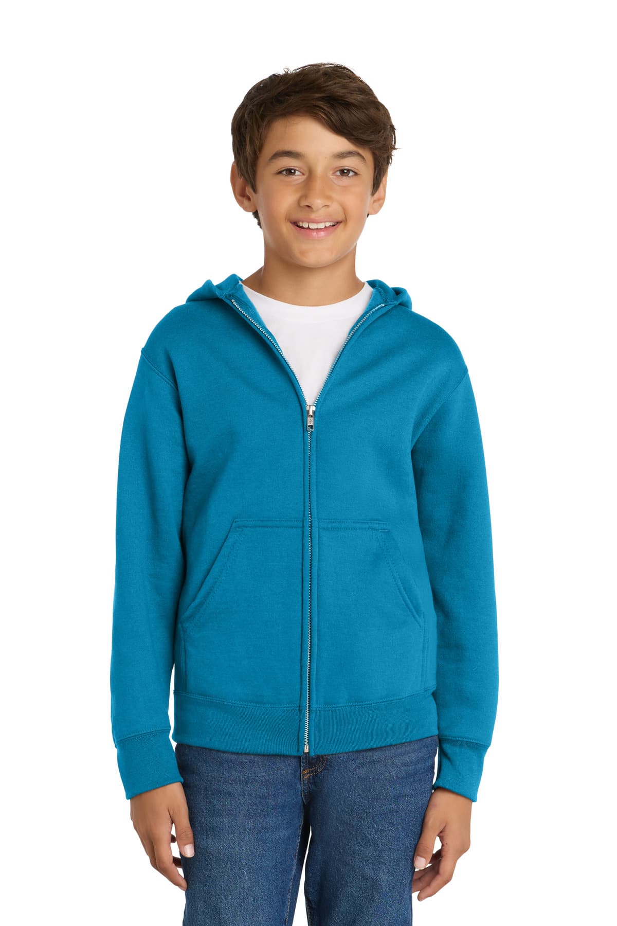 Port & Co PC90YZH in Neon Blue β custom apparel by Jam 4 Apparel