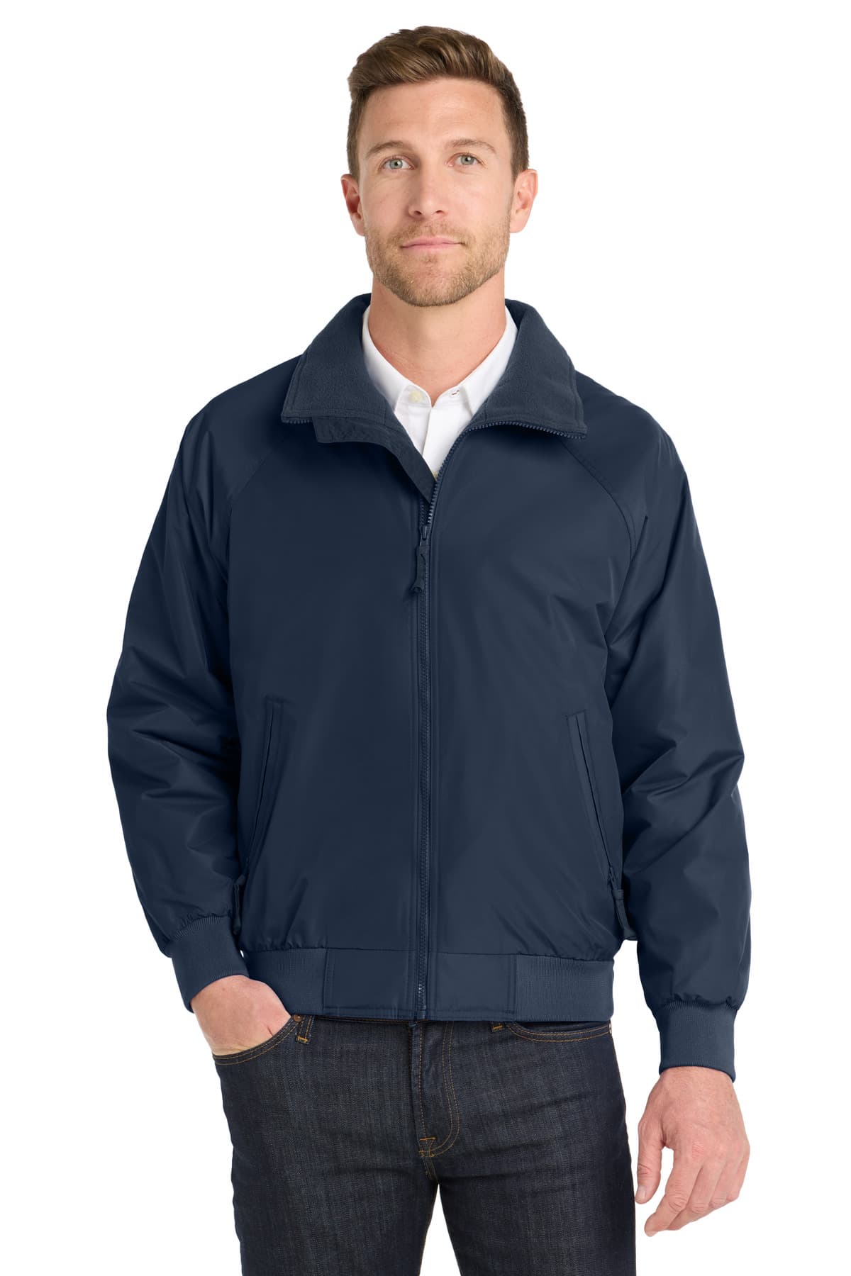 Port Authority J754 in True Navy/ True Navy β custom apparel by Jam 4 Apparel