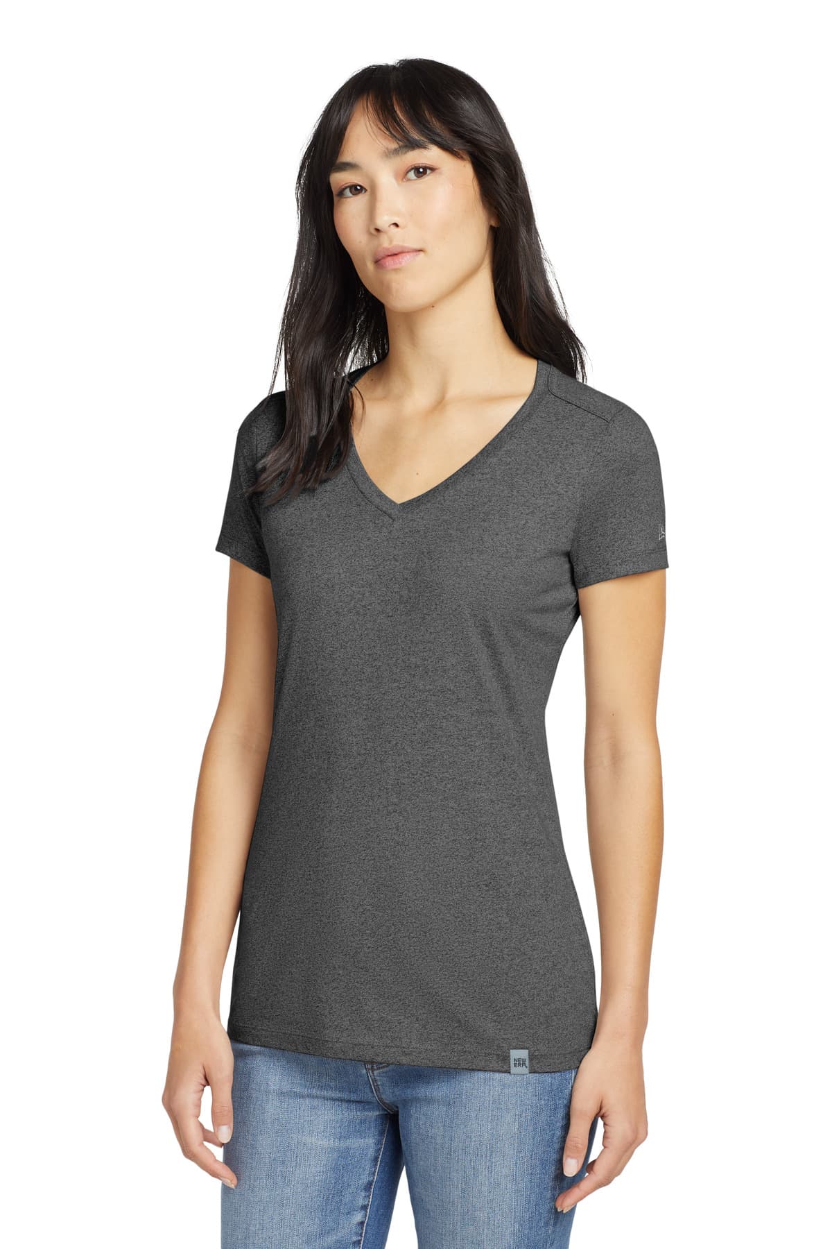 New Era LNEA101 in Black Heather — custom apparel by Jam 4 Apparel