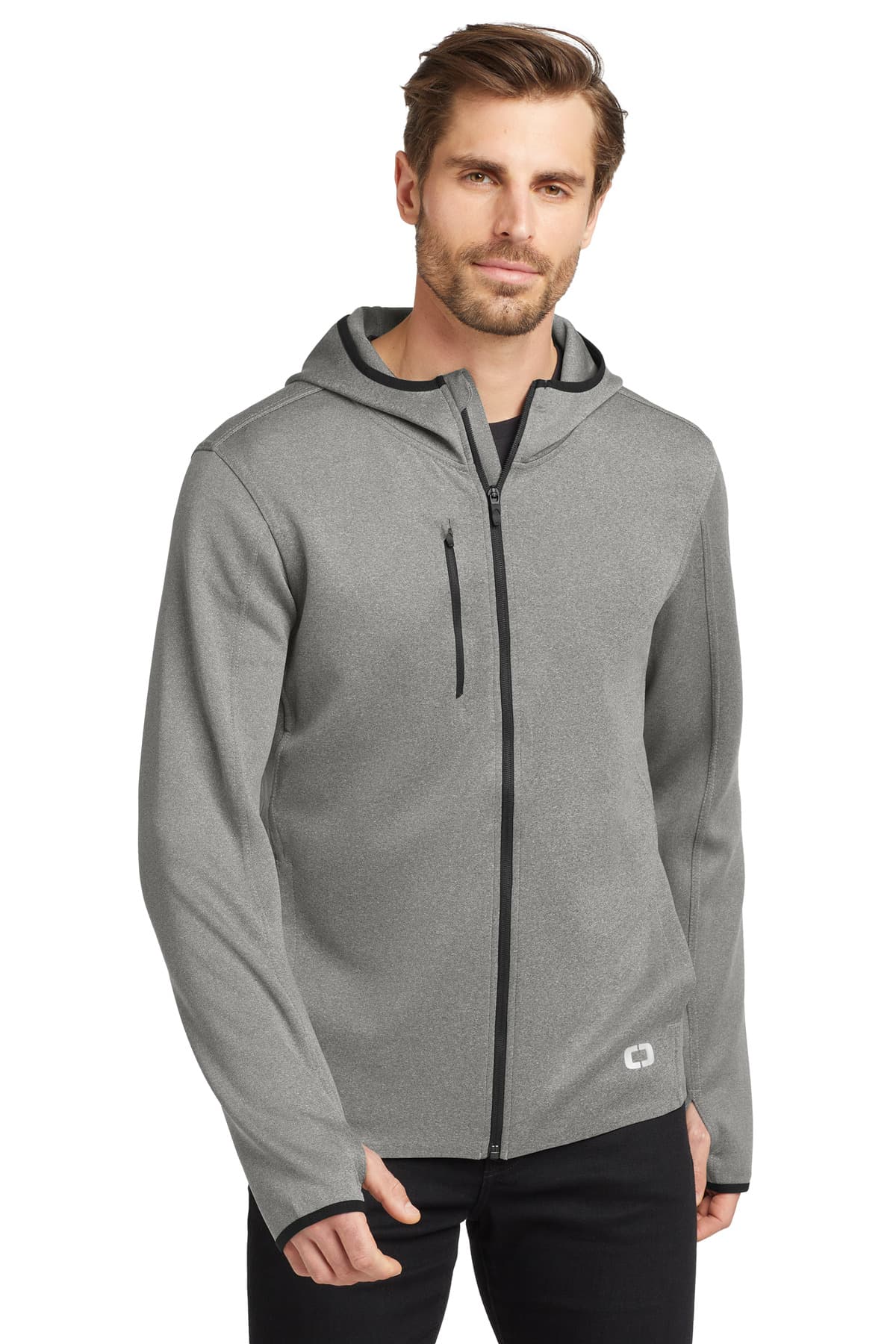 OGIO OE728 in Heather Grey β custom apparel by Jam 4 Apparel