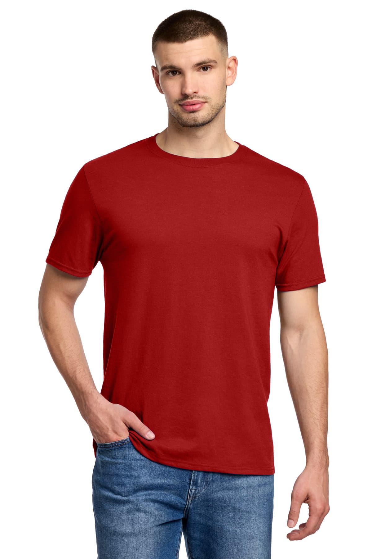 Jerzees 560M in True Red β custom apparel by Jam 4 Apparel