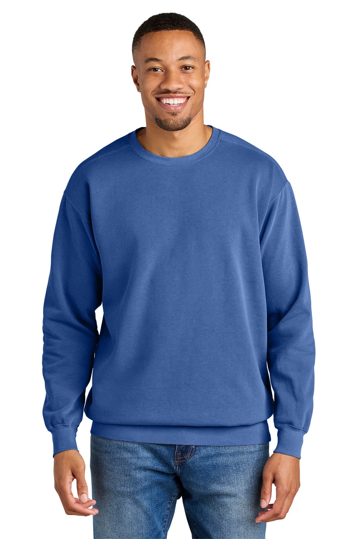 Comfort Colors 1566 in Flo Blue β custom apparel by Jam 4 Apparel