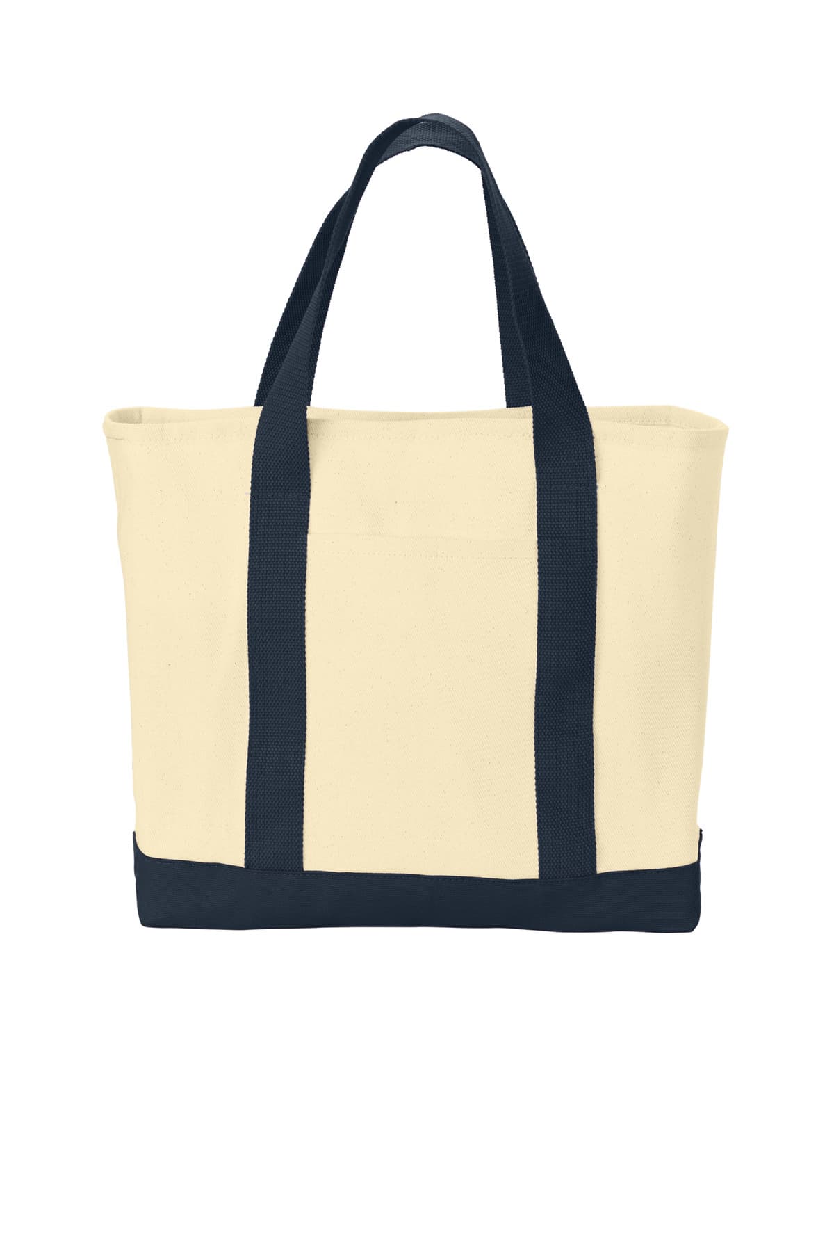 Port Authority B400 in Natural/ Navy β custom apparel by Jam 4 Apparel