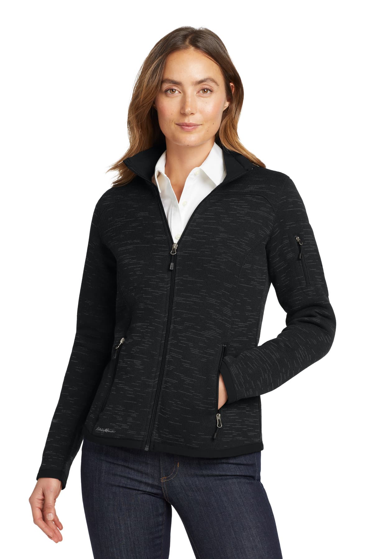 Eddie Bauer EB251 in Black β custom apparel by Jam 4 Apparel