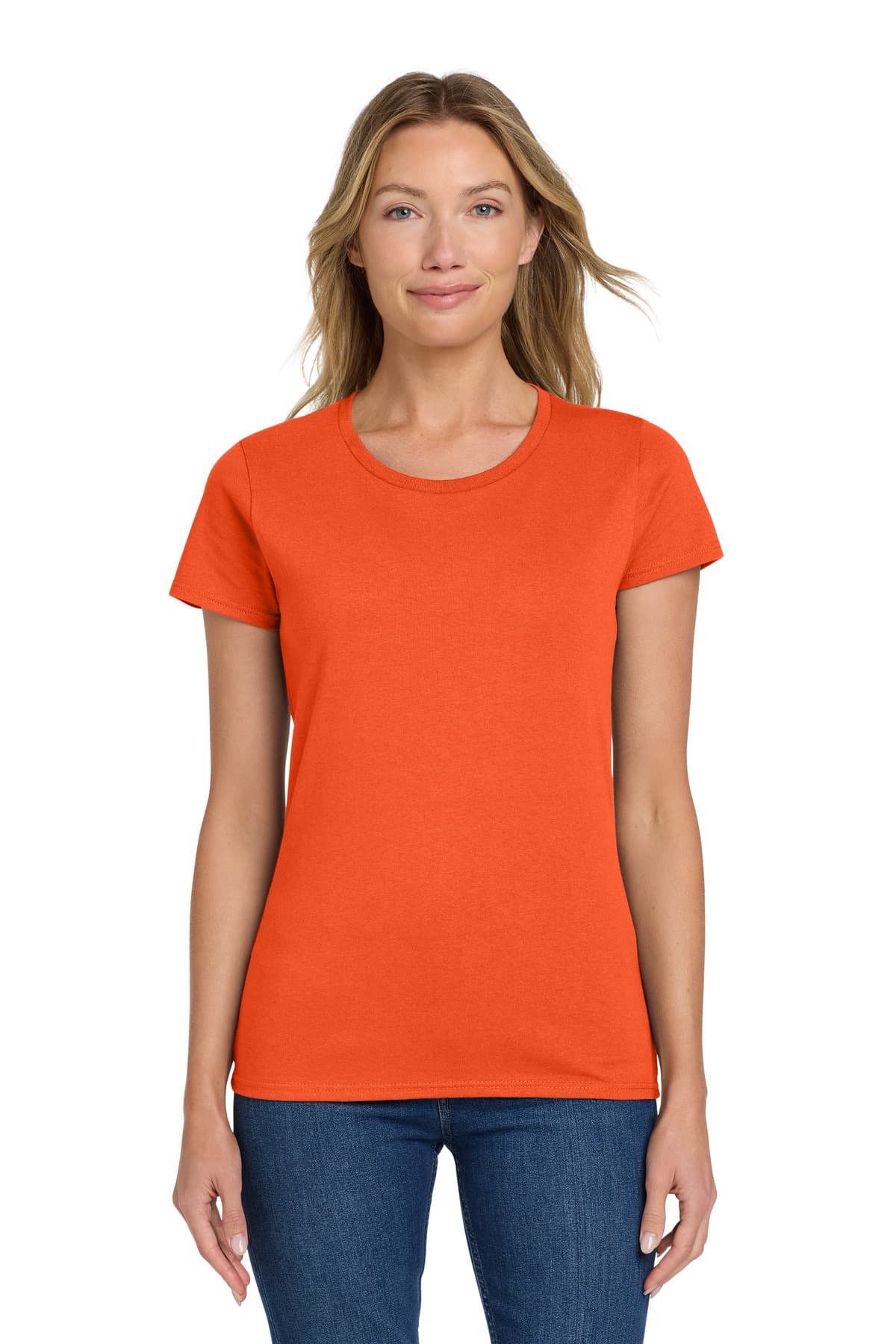 Gildan 5000L in Orange β custom apparel by Jam 4 Apparel