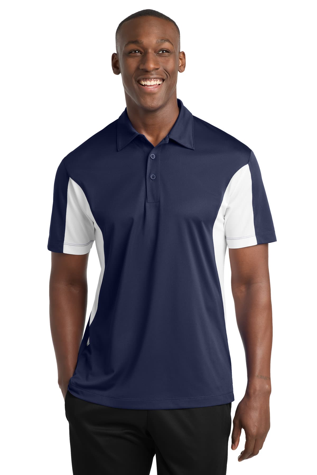 Sport-Tek ST655 in True Navy/ White β custom apparel by Jam 4 Apparel