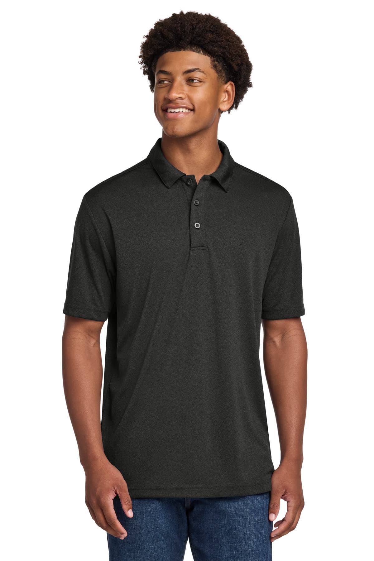 Sport-Tek ST467 in Black Heather β custom apparel by Jam 4 Apparel