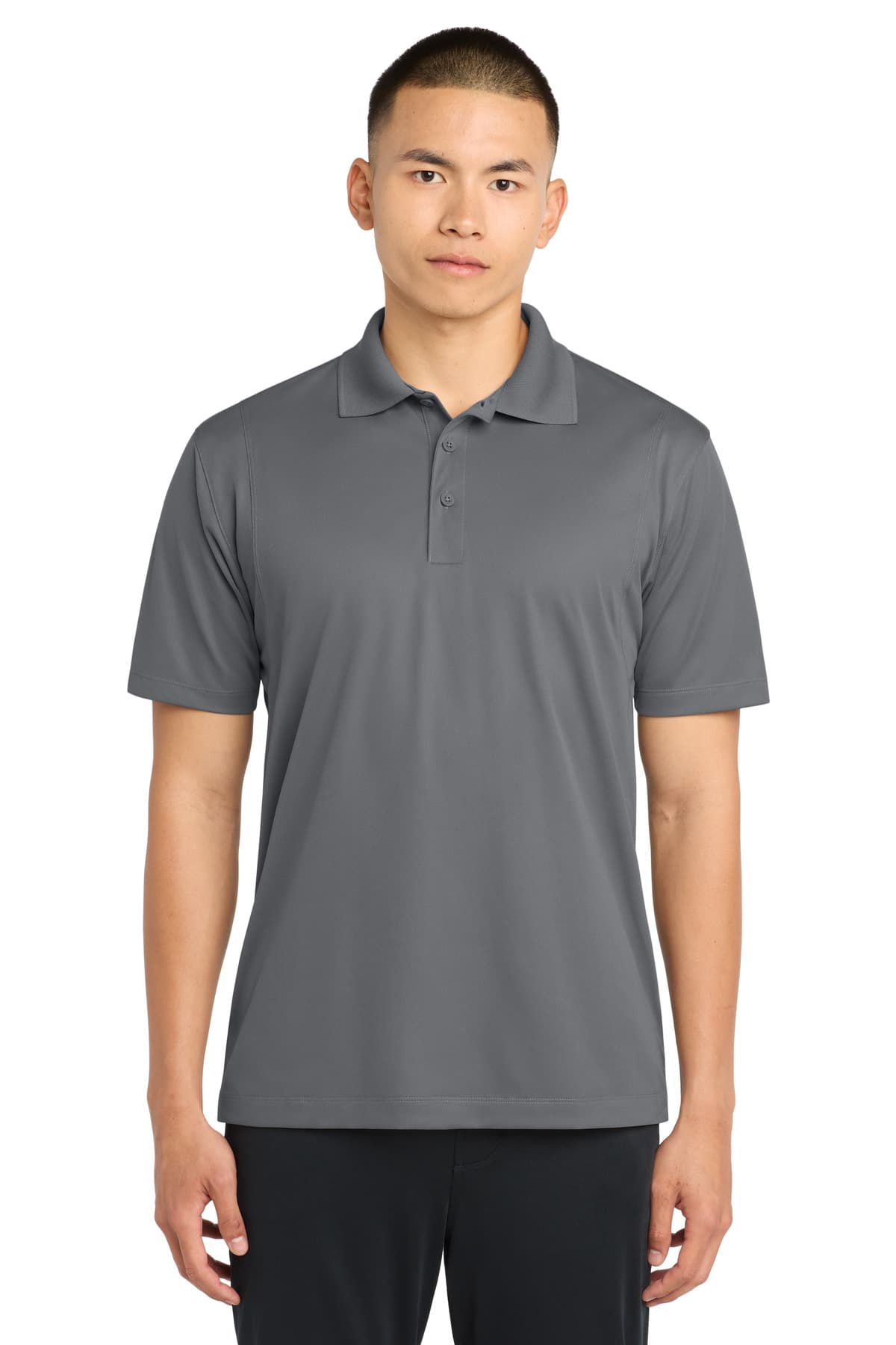 Sport-Tek ST650 in Grey Concrete β custom apparel by Jam 4 Apparel