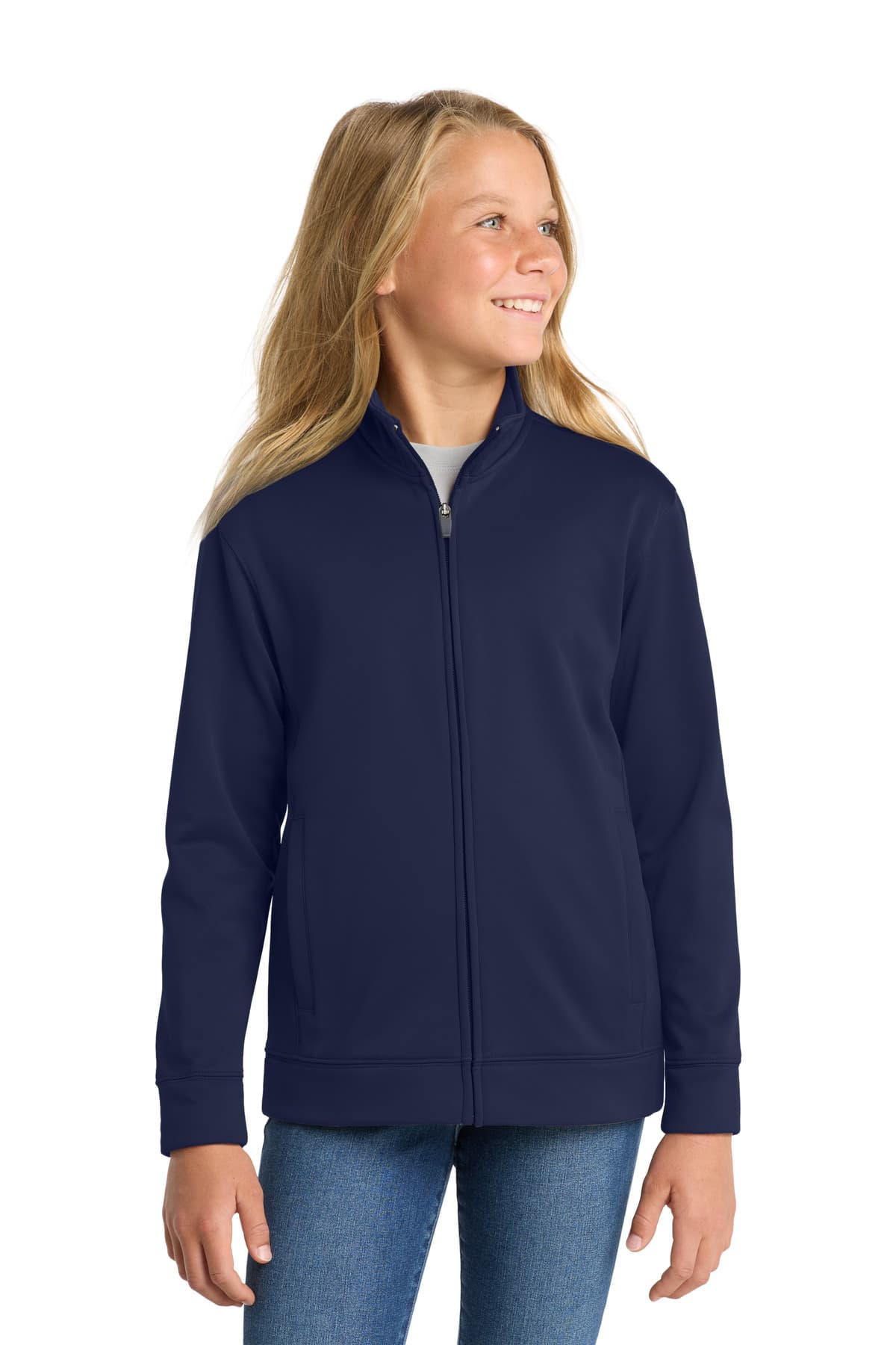 Sport-Tek YST241 in Navy β custom apparel by Jam 4 Apparel