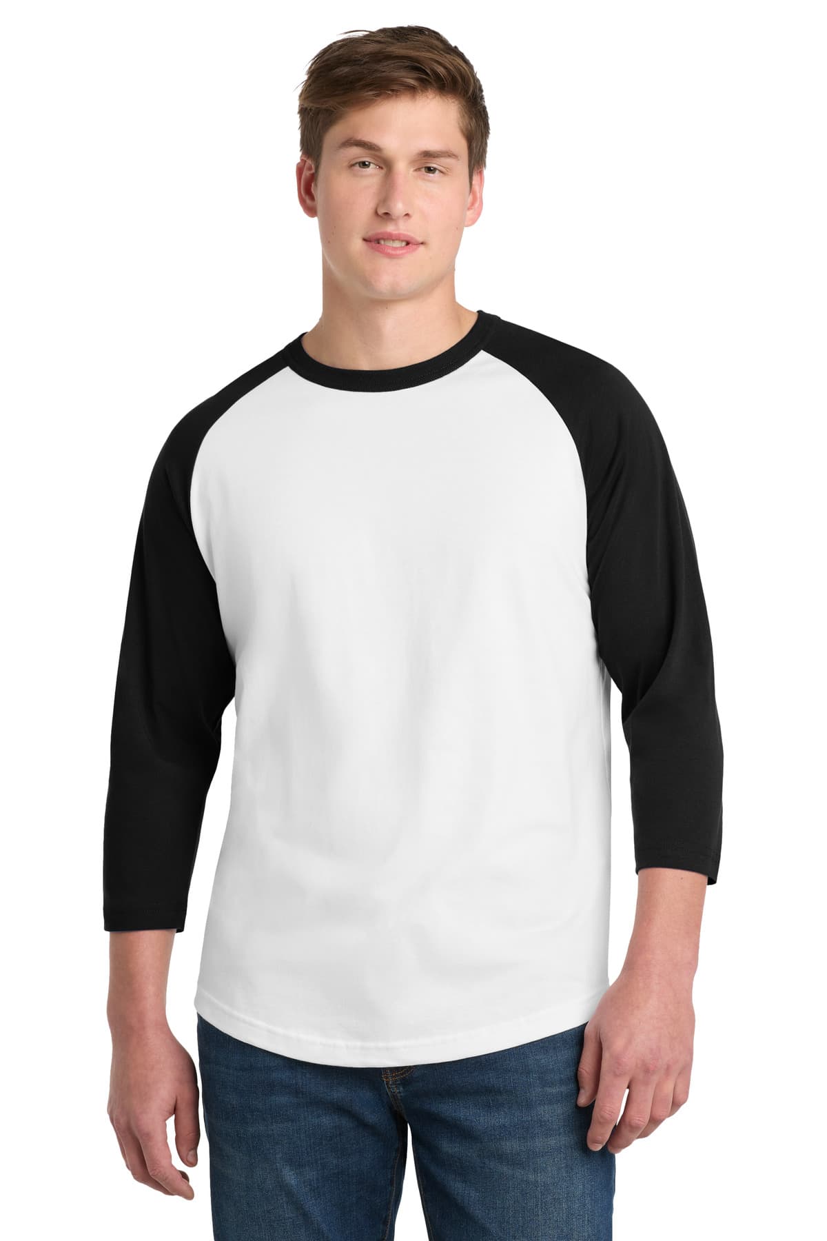 Sport-Tek T200 in White/ Black β custom apparel by Jam 4 Apparel