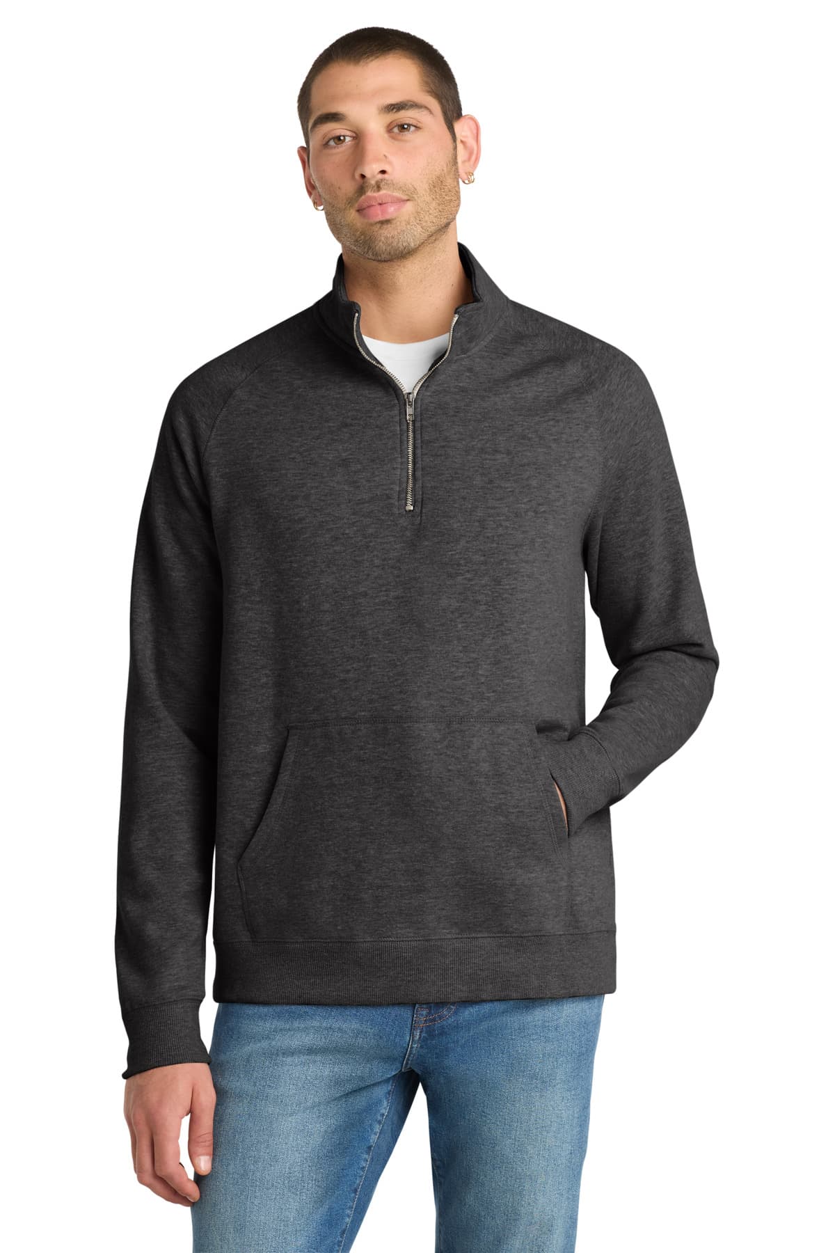 District DM392 in Heathered Black β custom apparel by Jam 4 Apparel