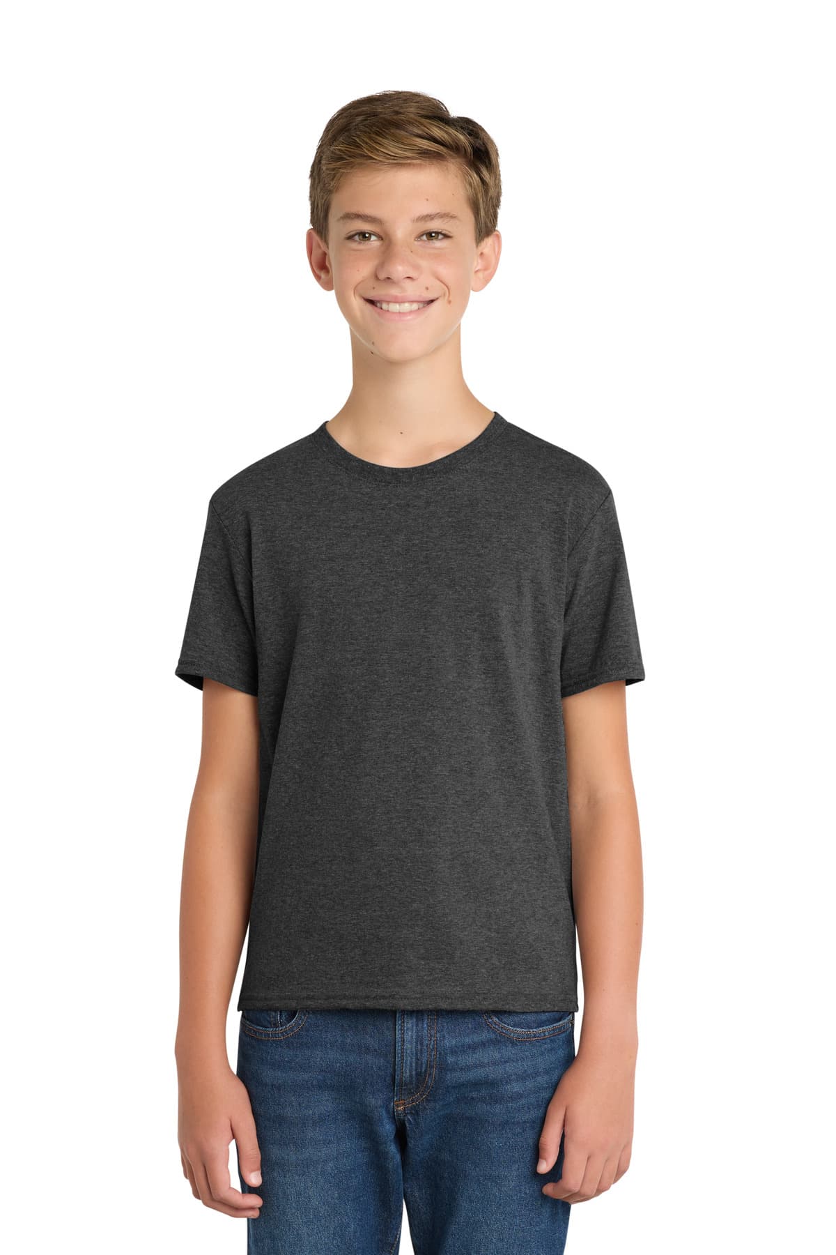 Port & Co PC455Y in Black Heather β custom apparel by Jam 4 Apparel