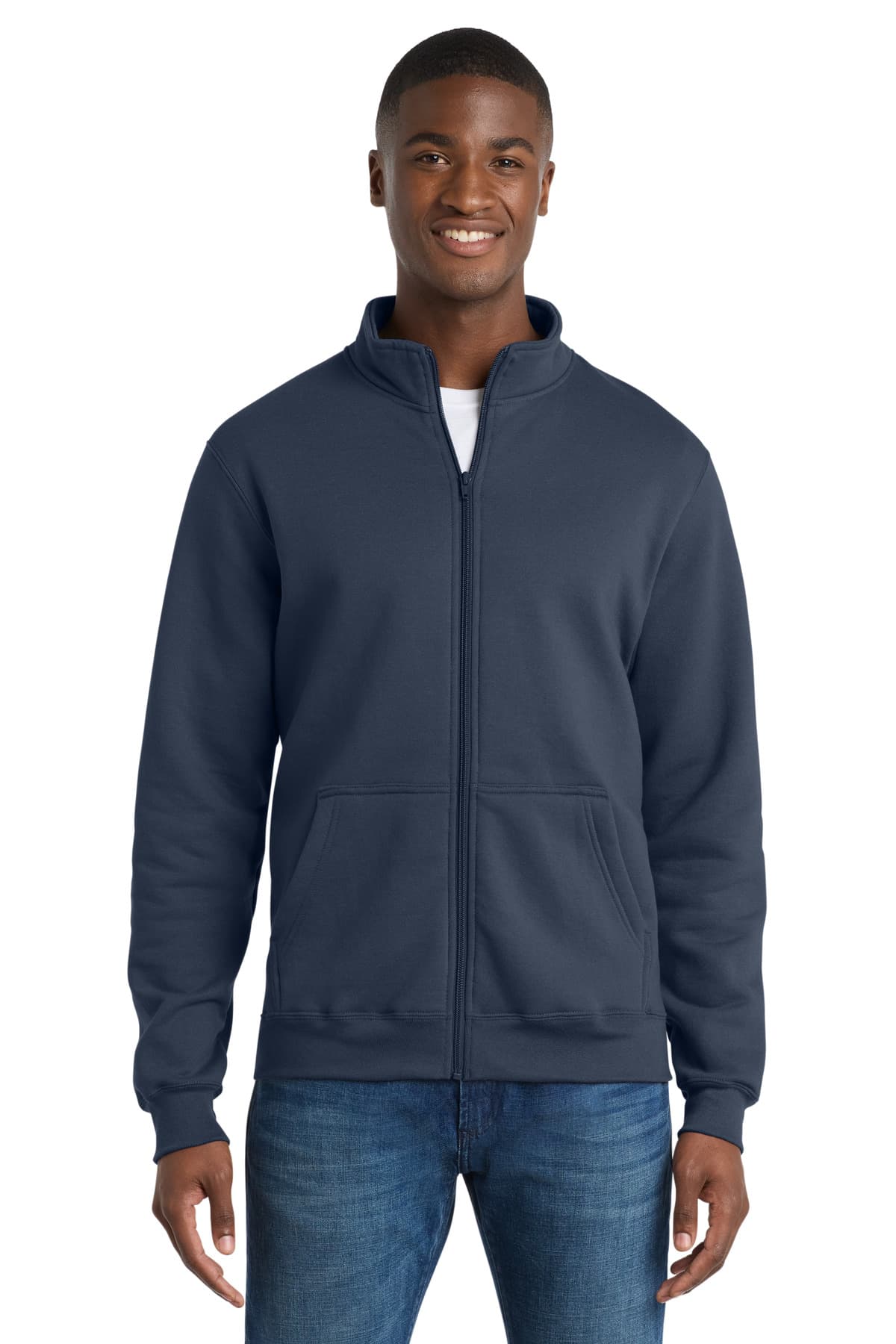 Port & Co PC78FZ in Navy β custom apparel by Jam 4 Apparel
