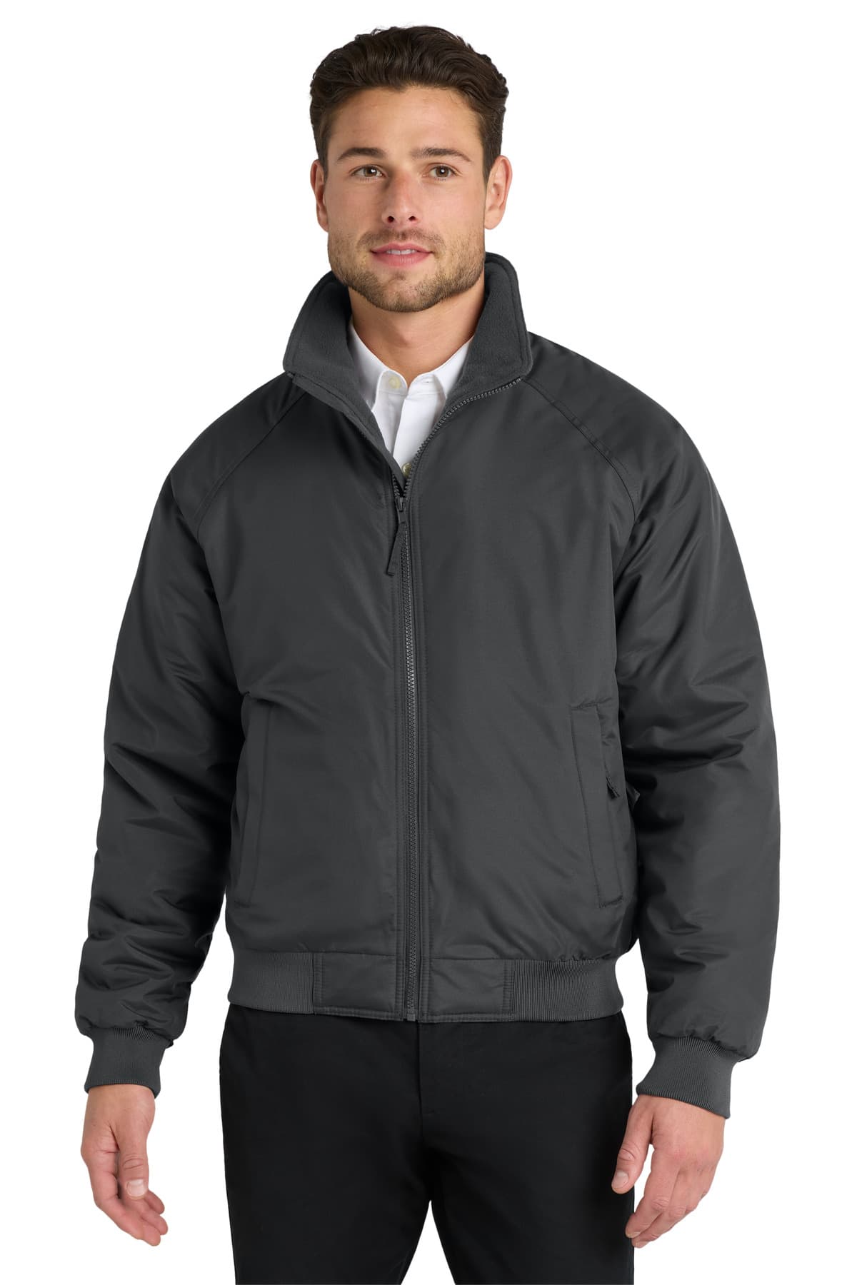 Port Authority J328 in Battleship Grey β custom apparel by Jam 4 Apparel
