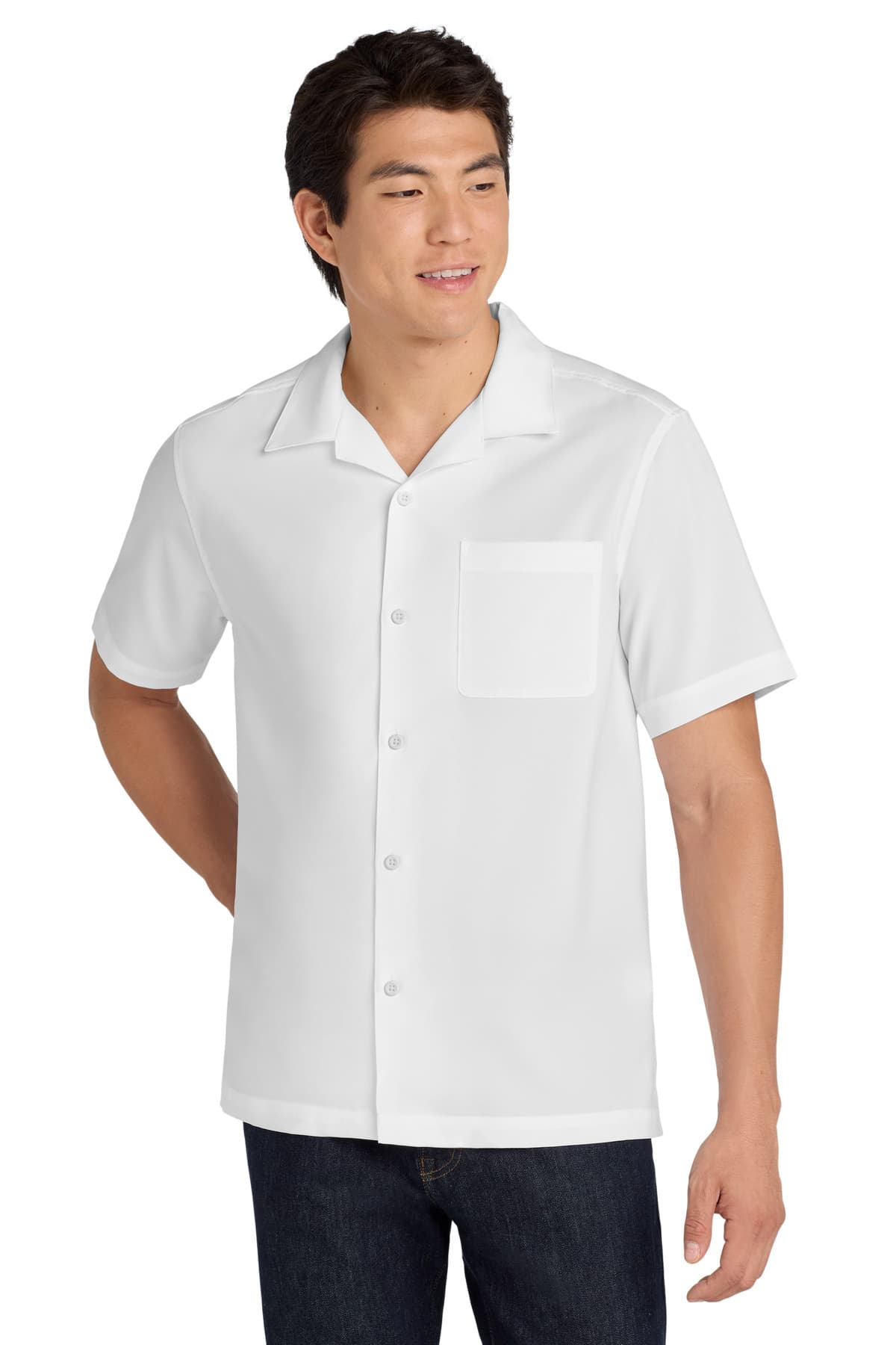 Port Authority W400 in White β custom apparel by Jam 4 Apparel