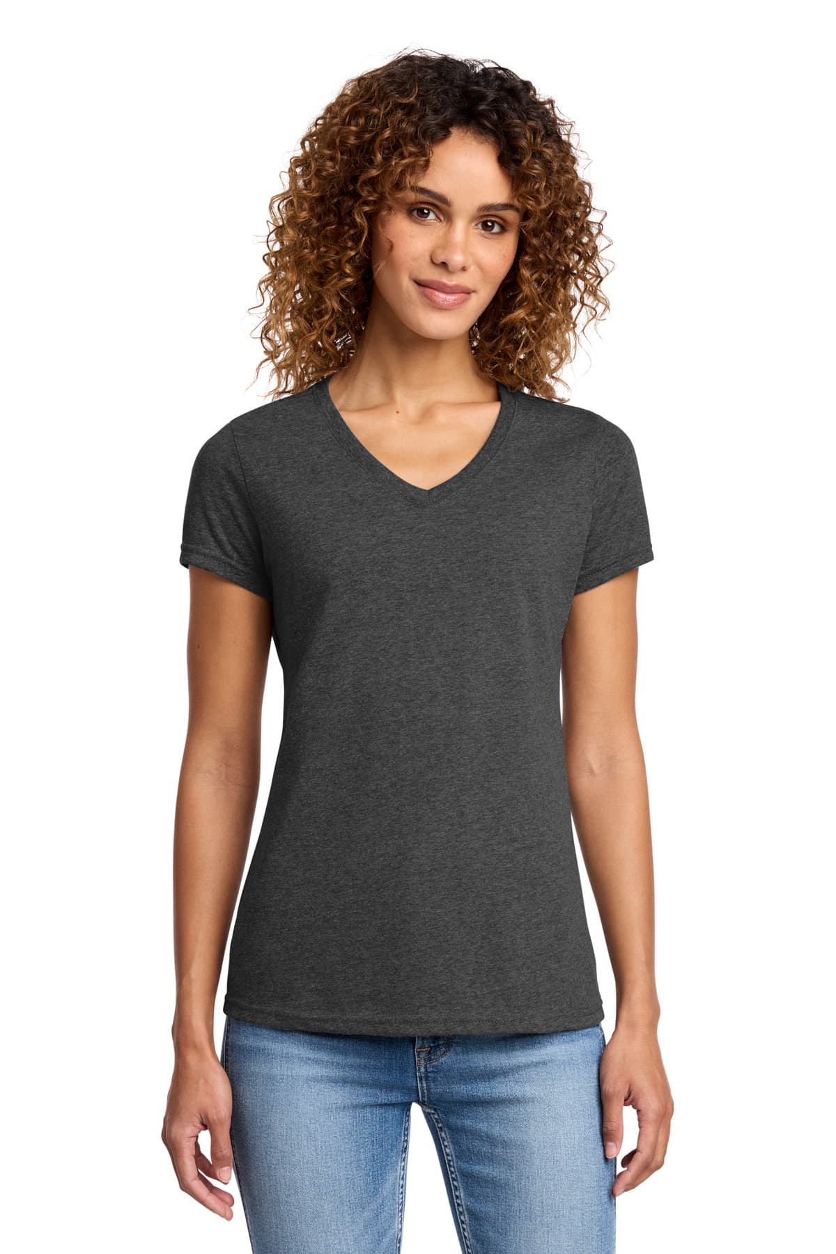 Port & Co LPC455V in Black Heather β custom apparel by Jam 4 Apparel