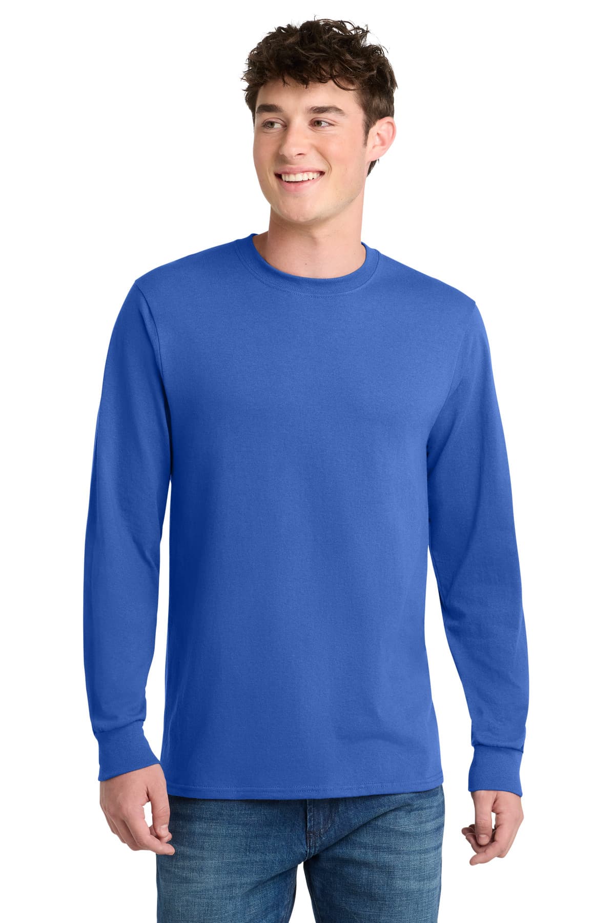 Port & Co PC55LST in Royal β custom apparel by Jam 4 Apparel