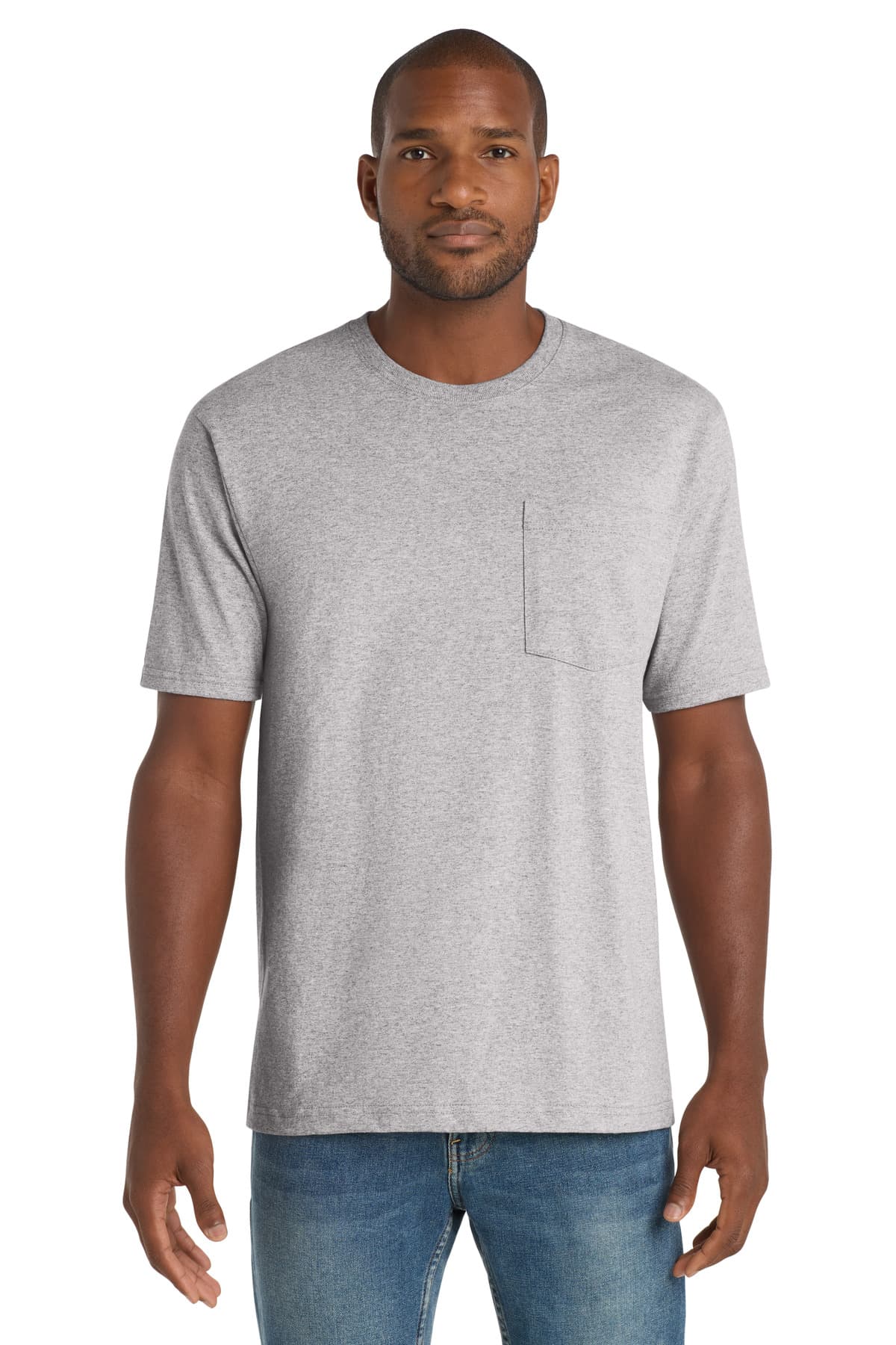 CornerStone CS430 in Heather Grey β custom apparel by Jam 4 Apparel