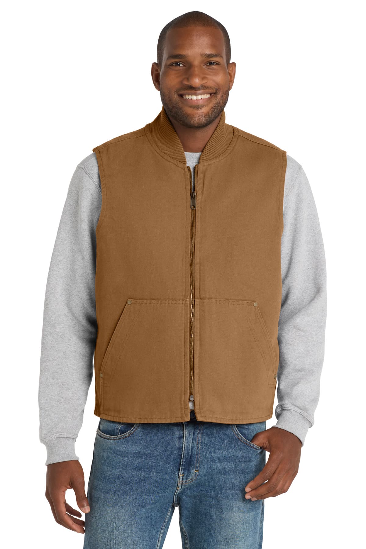 CornerStone CSV40 in Duck Brown β custom apparel by Jam 4 Apparel