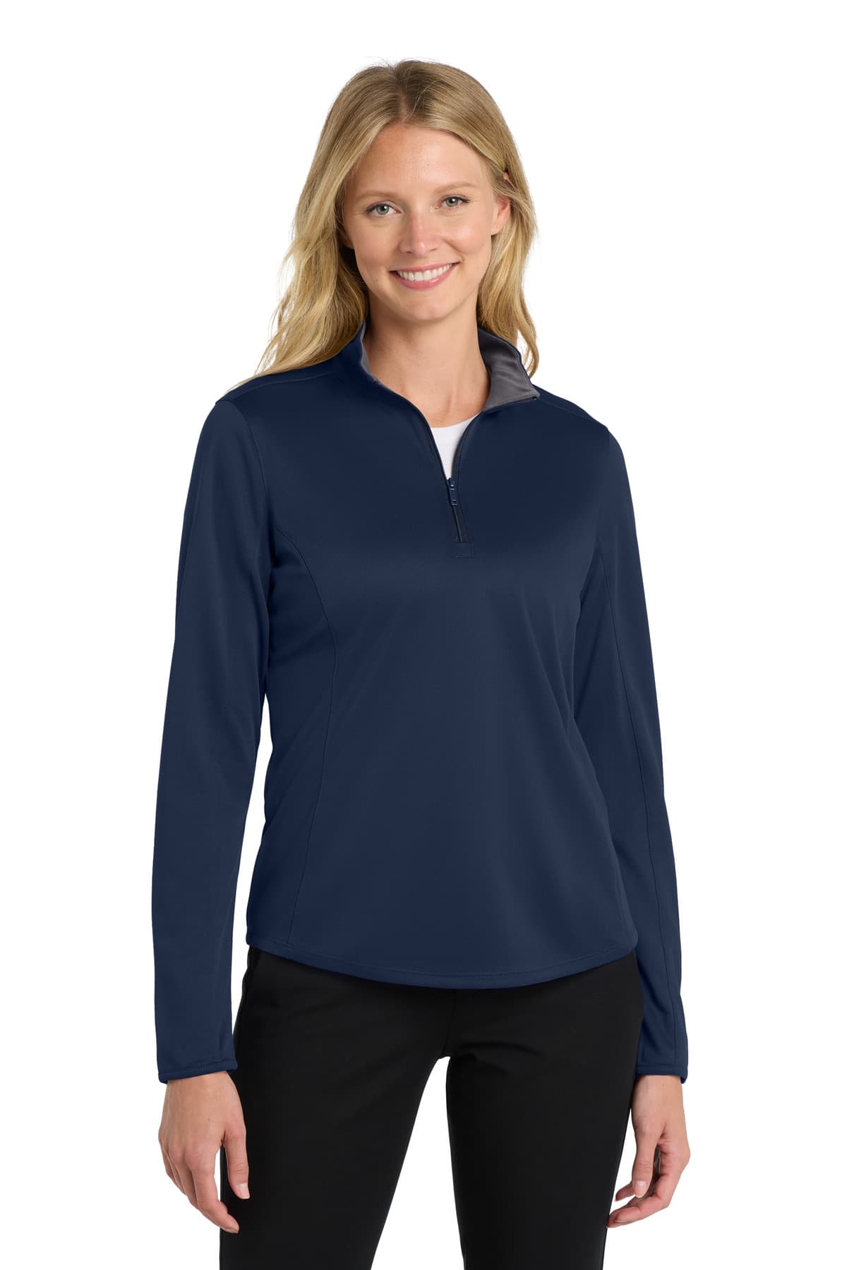 Port Authority LK584 in Navy/ Steel Grey β custom apparel by Jam 4 Apparel