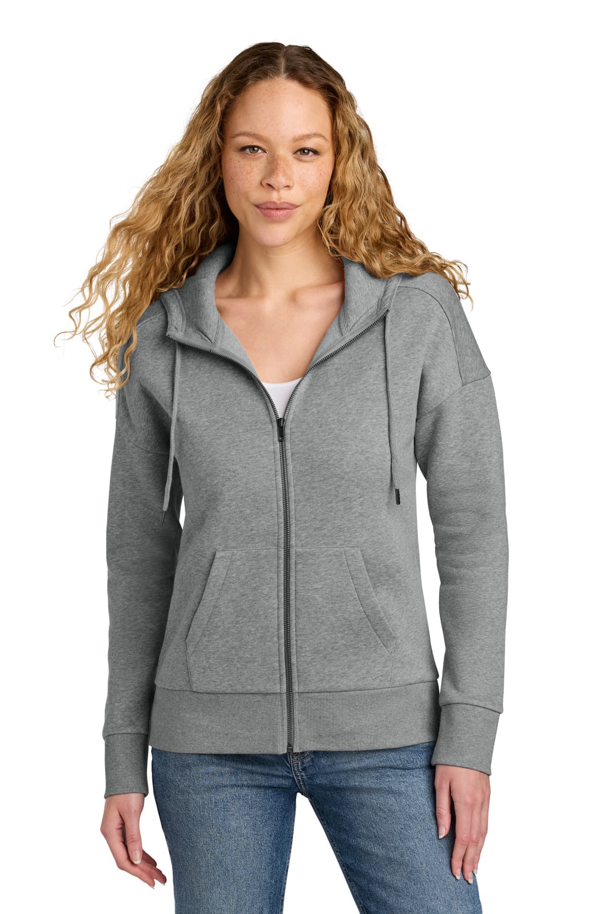 District DT1104 in Heathered Steel β custom apparel by Jam 4 Apparel