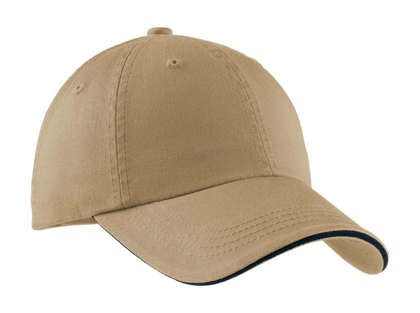 Port Authority C830 in Khaki/ Charcoal Blue β custom apparel by Jam 4 Apparel