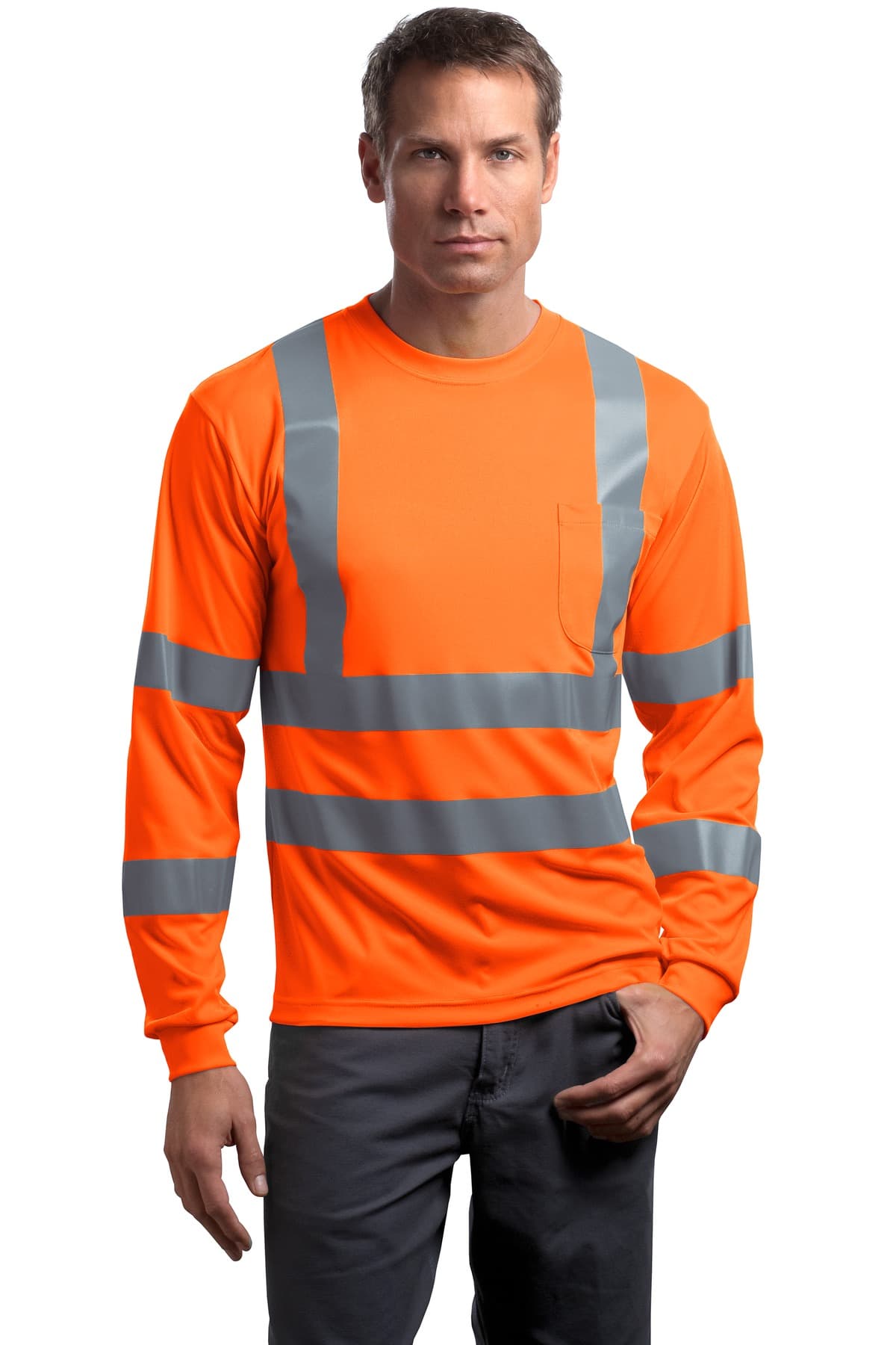 CornerStone CS409 in Safety Orange β custom apparel by Jam 4 Apparel