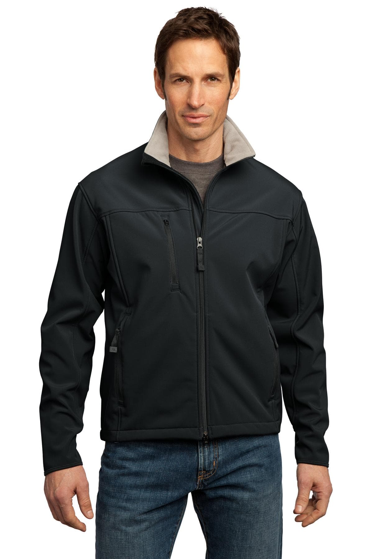 Port Authority TLJ790 in Black/ Chrome β custom apparel by Jam 4 Apparel